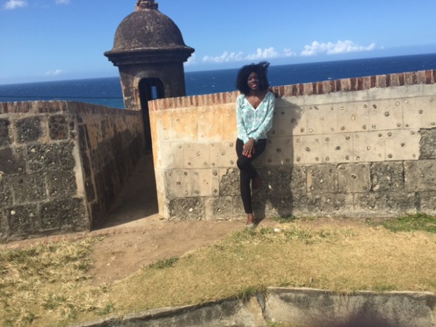 Leesa in Old San Juan